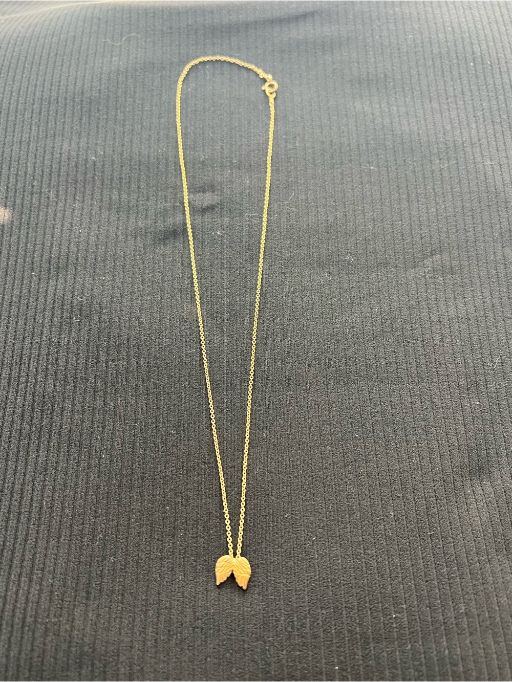 Gold Angel Pendant Necklace